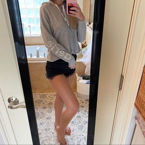 Aerie Logo Cropped Hoodie